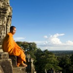 cambodja-monnik-op-tempel-thailandtravel