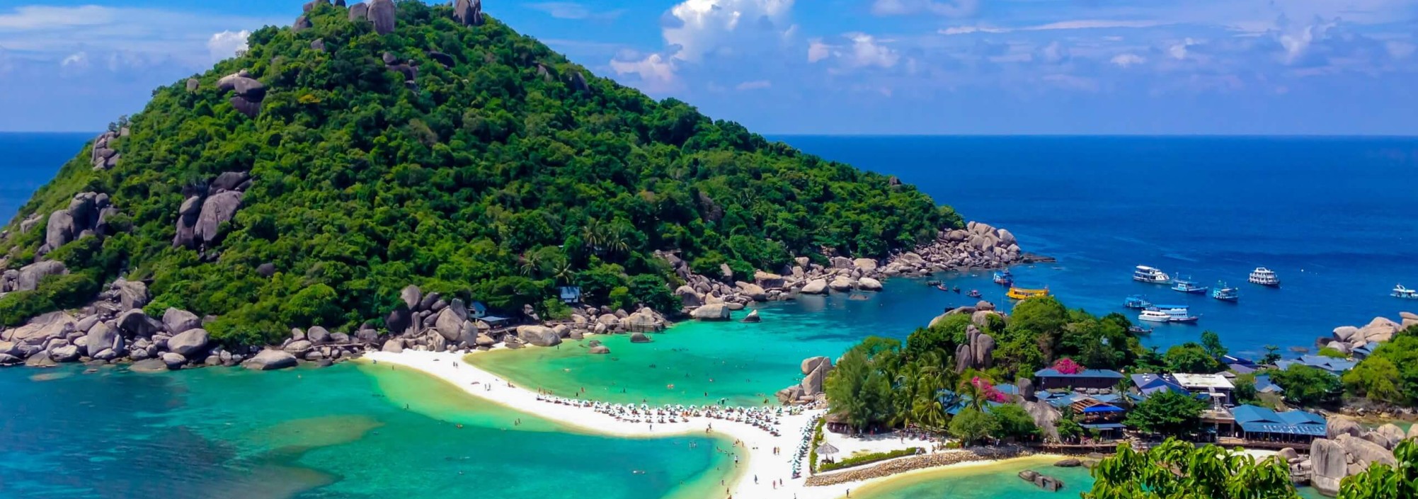 Koh Tao & Koh Nang Yuan per speedboot Excursie Koh Samui Thailand Travel