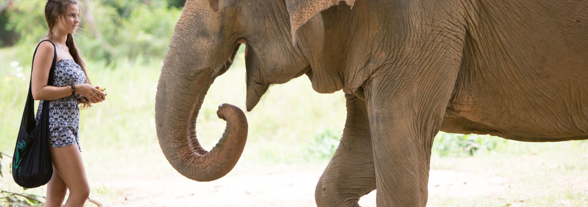 samui-elephant-sanctuary-diervriendelijk-olifantenkamp-toerist-vrouw-thailandtravel